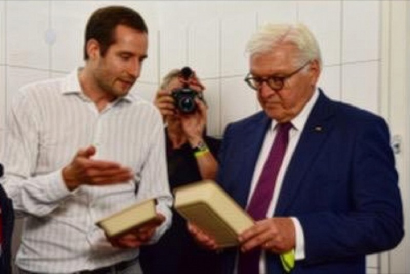 Mit Bundespräsident Steinmeier